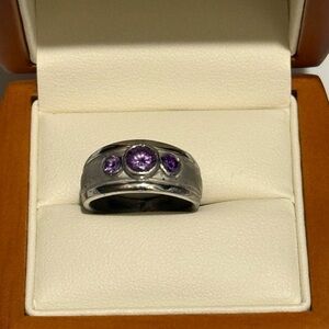 Sterling Silver and Amethyst Ring